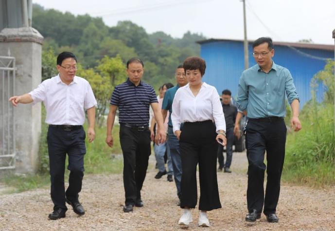 湖南省生態(tài)環(huán)境廳實(shí)地調(diào)研幫扶婁底市地下水污染防治試驗(yàn)區(qū)項目建設(shè)