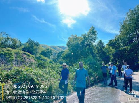 衡山縣有序推進歷史遺留礦山生態(tài)修復工作